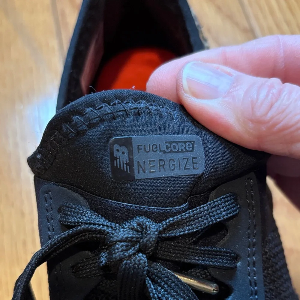 New Balance Black and Leopard slip-on Women's Sneakers, 8 - Picture 13 of 13